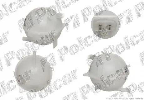 Бачок компенсаційний Audi A1 1.2-1.4TFSI 14-/Skoda Fabia,Rapid,Roomster 1.2TSI 10-15 Polcar 9525ZB-1