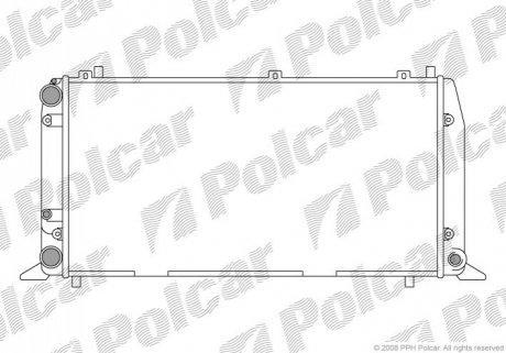 Радіатор охолодження Polcar 130708-7 (фото 1)