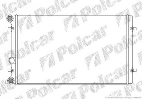 Радиатор охлаждения Polcar 132308-1 (фото 1)