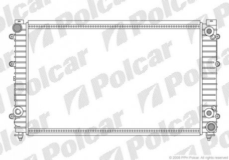 Радіатор охолодження Polcar 132808-3