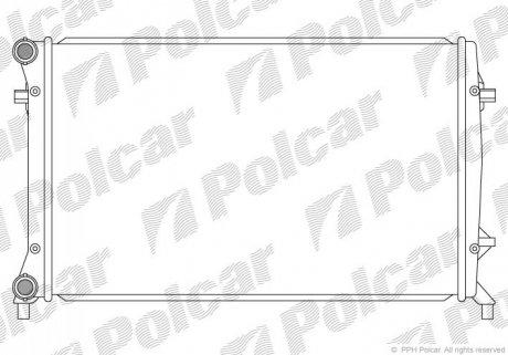 Радиатор охлаждения Polcar 133108-5 (фото 1)