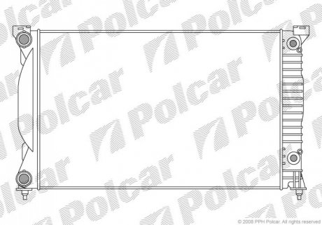Радиатор охлаждения Polcar 133408-2 (фото 1)