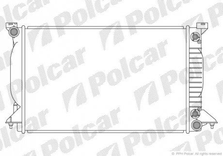 Радиатор охлаждения Polcar 133508-2