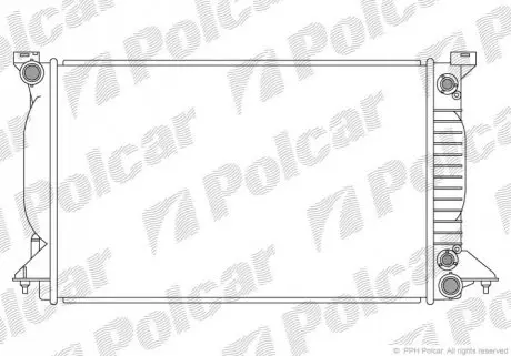 Радиатор охлаждения Polcar 133508-2