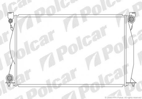 Радиатор охлаждения Polcar 133808-6