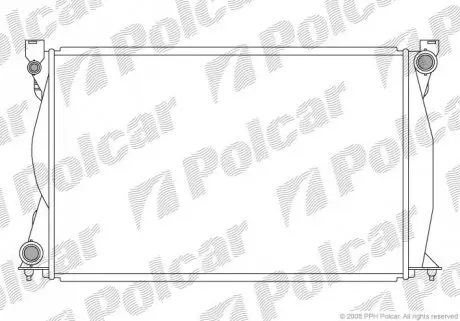 Радіатор охолодження Polcar 133808-6
