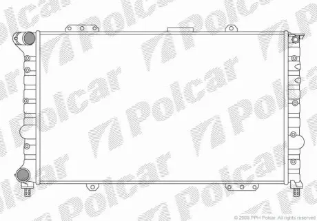 Радиатор охлаждения Polcar 140708A2