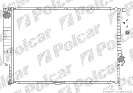 Радиатор охлаждения Polcar 201508A5