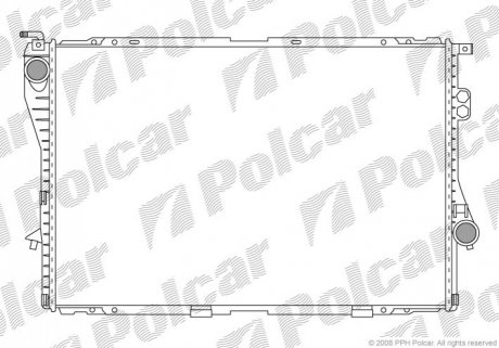 Радиатор охлаждения Polcar 201608-4