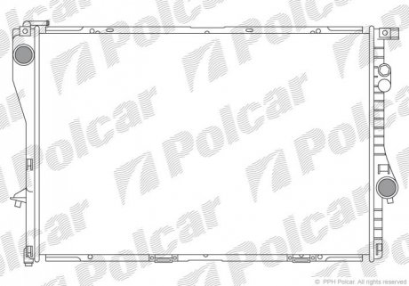 Радиатор охлаждения Polcar 201608-6 (фото 1)