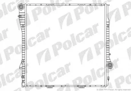 Радіатор охолодження Polcar 205008-3