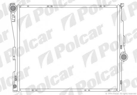 Радіатор охолодження Polcar 205508-2