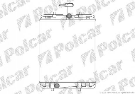 Радиатор охлаждения Polcar 2301083X