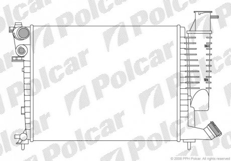 Радиатор охлаждения Polcar 232608-3 (фото 1)