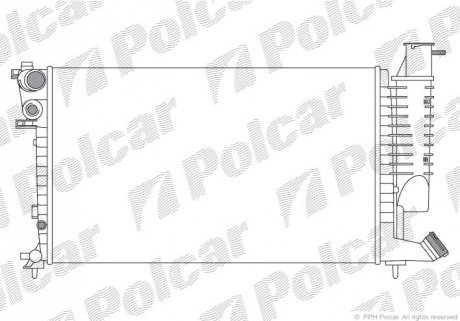 Радиатор охлаждения Polcar 232608A9