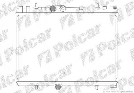 Радиатор охлаждения Polcar 232908-1 (фото 1)