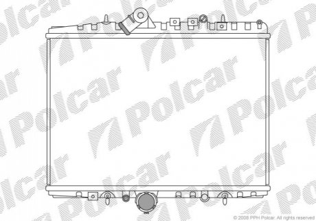 Радиатор охлаждения Polcar 233208-5