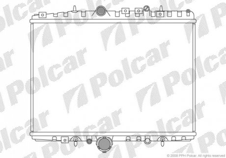 Радиатор охлаждения Polcar 233208-6