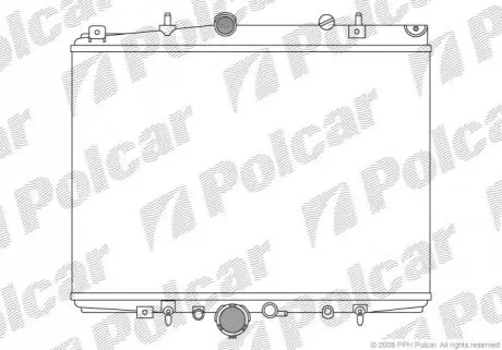 Радіатор охолодження Polcar 233208A7
