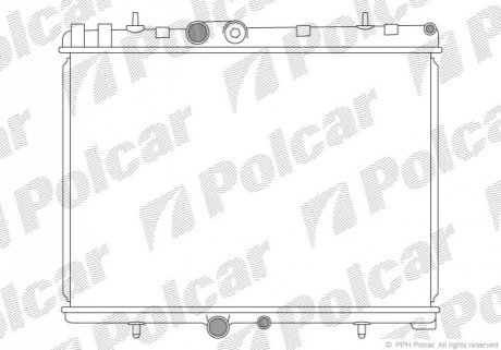 Радіатор охолодження Polcar 233308-1