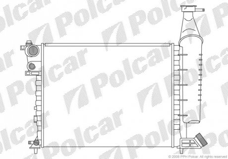 Радіатор охолодження Polcar 2350081X (фото 1)