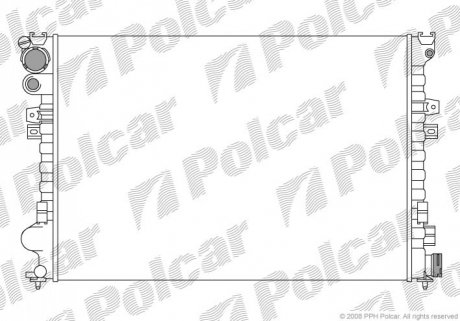 Радіатор охолодження Polcar 238008-2