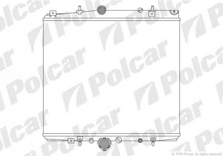 Радіатор охолодження Polcar 238108A2 (фото 1)