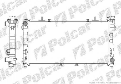 Радиатор охлаждения Polcar 2420082K