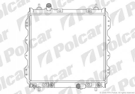 Радіатор охолодження Polcar 245008-1