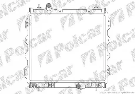 Радиатор охлаждения Polcar 245008-1