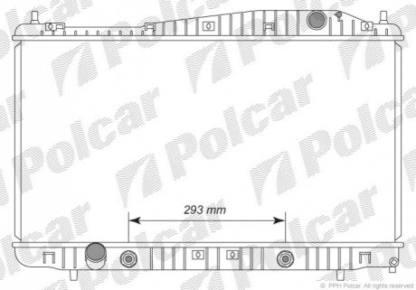 Радіатор охолодження Polcar 251108-2