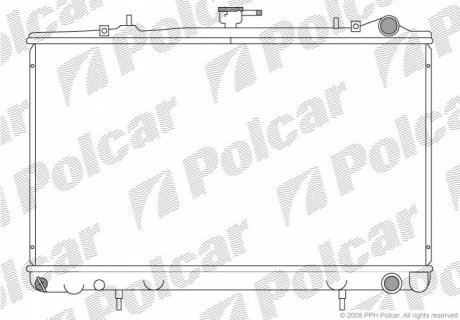 Радіатор охолодження Polcar 272008-2