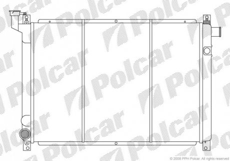 Радиатор охлаждения Polcar 2727084K