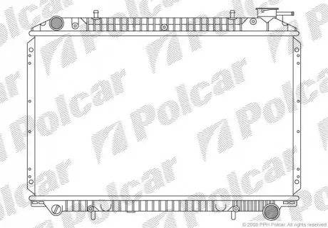 Радіатор охолодження Polcar 275008-7