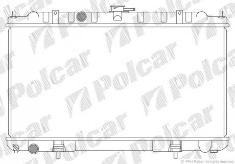 Радіатор охолодження Polcar 275508-9