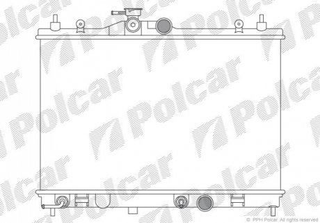 Радиатор охлаждения Polcar 275808-1