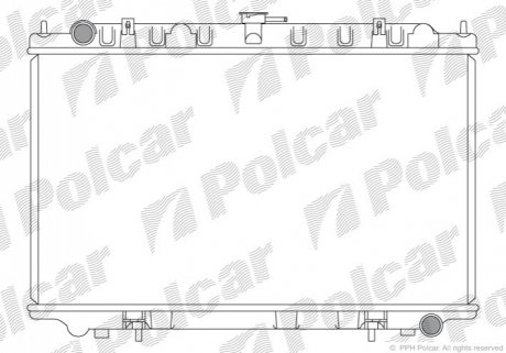 Радіатор охолодження Polcar 276108-3 (фото 1)