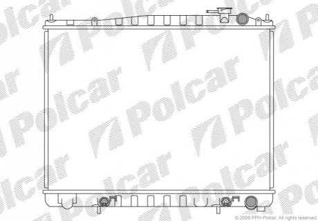 Радіатор охолодження Polcar 276908-3