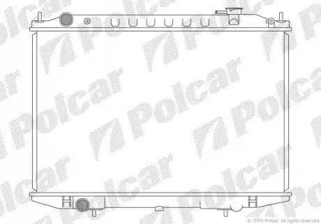 Радіатор охолодження Polcar 279708-1