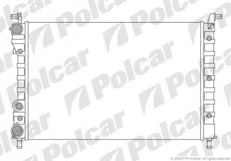 Радіатор охолодження Polcar 300508A2