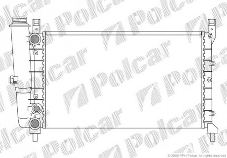 Радіатор охолодження Polcar 301608-2 (фото 1)