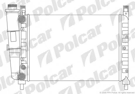 Радіатор охолодження Polcar 301608-7 (фото 1)