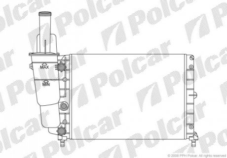 Радиатор охлаждения Polcar 301708-1 (фото 1)