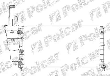 Радиатор охлаждения Polcar 301708A3