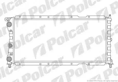 Радиатор охлаждения Polcar 301708A5