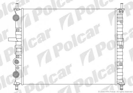 Радіатор охолодження Polcar 301808-3