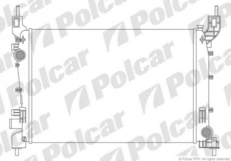 Радиатор охлаждения Polcar 302508-1