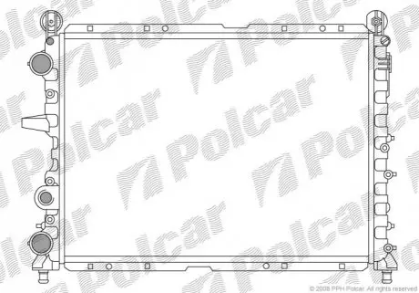 Радиатор охлаждения Polcar 302608A5
