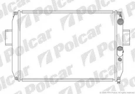 Радиатор охлаждения Polcar 305008A6