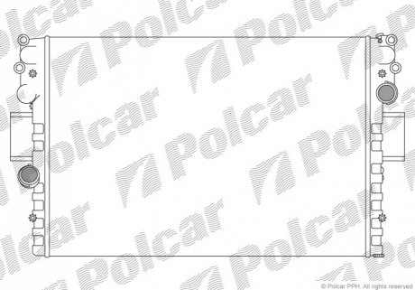 Радіатор охолодження Polcar 305208A4